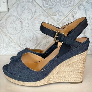 Tommy Hilfiger - Denim Wedge Espadrilles - 9.5